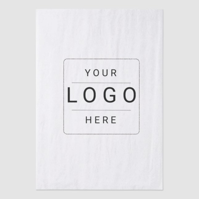 Papel De Seda Logotipo Personalizado (Frente )