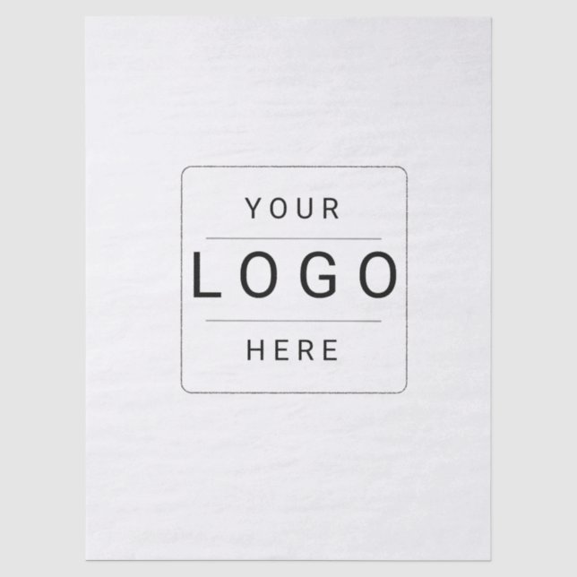 Papel De Seda Logotipo Personalizado (Frente )