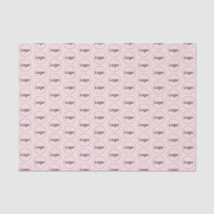 Papel De Seda Logotipo personalizado Embalagem profissional rosa