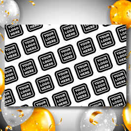 Papel De Seda Logotipo personalizado Promo para pequenas empresa