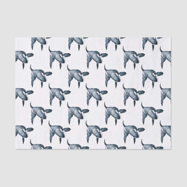 Papel De Seda Lone Orca (Frente )