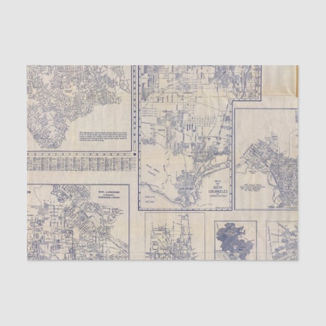 Papel De Seda Los Angeles, Califórnia (Frente )