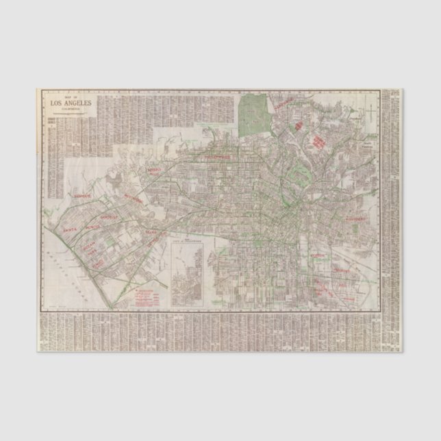 Papel De Seda Los Angeles, Califórnia 2 (Frente )