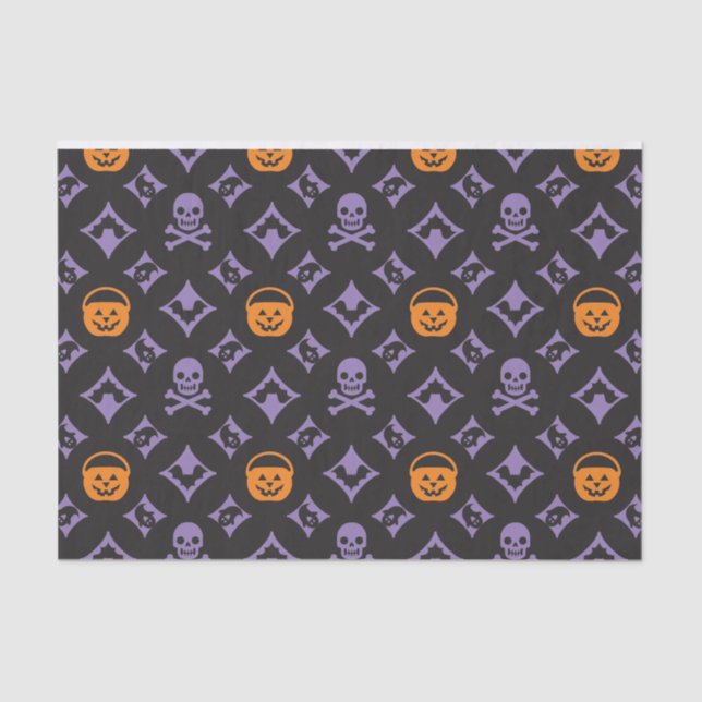 Papel De Seda Louis! Fashionl Halloween Jackolanteras (Frente )