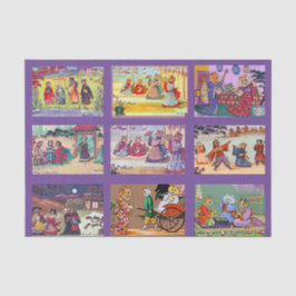 Papel De Seda Louis Wain, Mikado Cats,