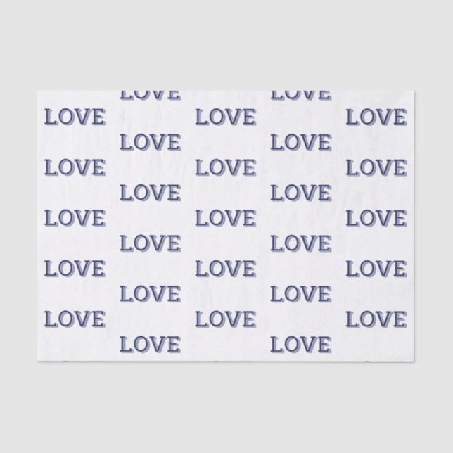 Papel de Seda LOVE (Frente )