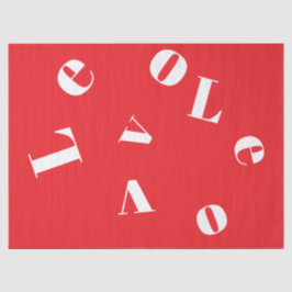 Papel De Seda "Love" Tissue paper