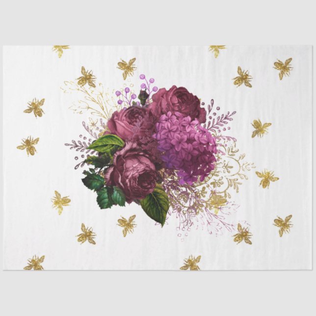 Papel De Seda Lovely Bee Series Design 54 (Frente )