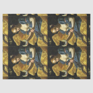 PAPEL DE SEDA LUA ANTIGA DO RENASCIMENTO TAROTS 18 /THE