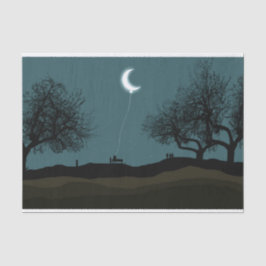 Papel De Seda Lua Balão