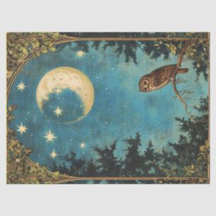 PAPEL DE SEDA LUA CHEIA DE NOITE E COMECE NOITE