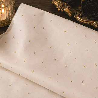 Papel De Seda Lua Estrelas Celestiais Luz Solstício de Inverno