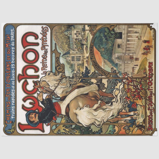 Papel De Seda Luchon, Mucha (Frente )