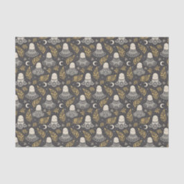 Papel De Seda Lugar dos Fantasmas do Bom Halloween - Dourado