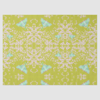 Papel De Seda Luna Moth on Lime