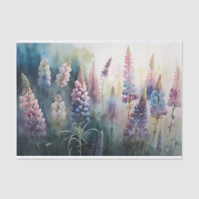 Papel De Seda Lupins 1 (Frente )