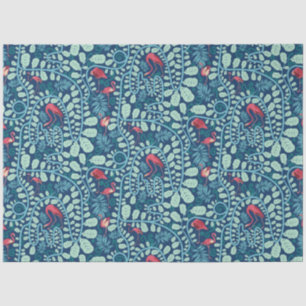 Papel De Seda Lush Flamingo Jungle Standard