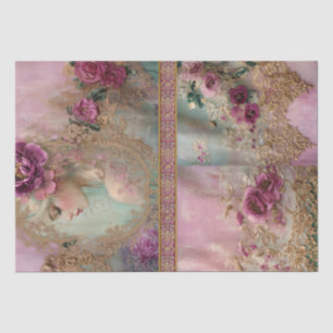 Papel De Seda Luxe Colagem MixnMatch 3 em 1 Design Mídia Mista