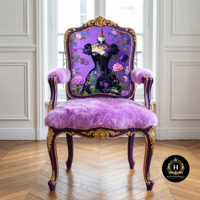 Papel De Seda Luxe Roxo - Colete de Vestido, Forma Dissociação F (Criador carregado)