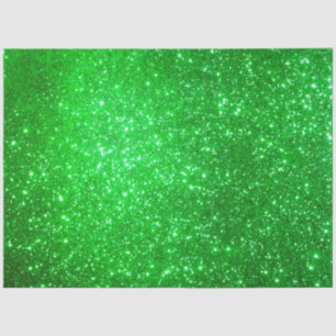 Papel De Seda Luxury Glitter Dourado Verde