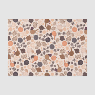 Papel De Seda Luz de Natal da Floresta