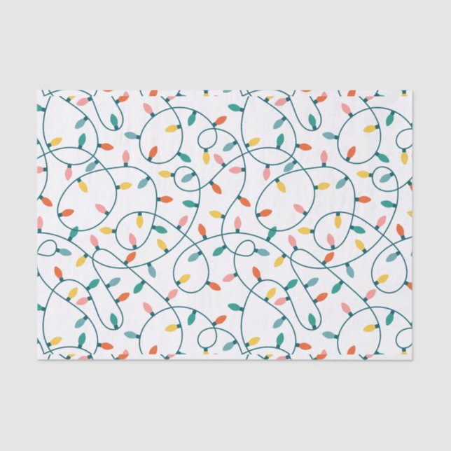 Papel De Seda Luzes de Natal (Frente )