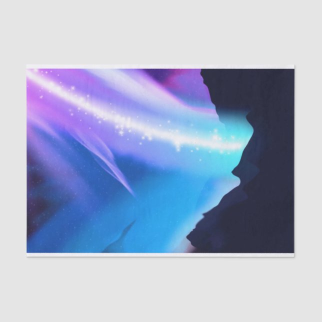 Papel De Seda Luzes do Norte (Frente )