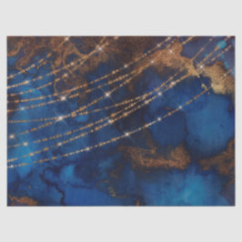 Papel De Seda Luzes Douradas de brilho e sequência de caracteres