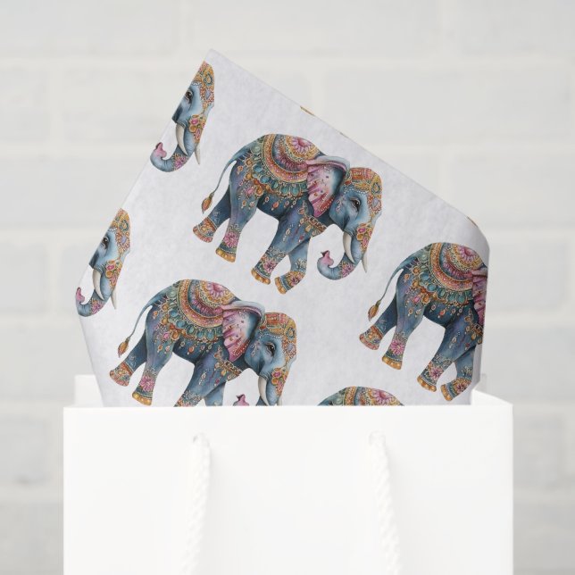 Papel De Seda Luzes Radiantes do Festival (Sacola de presentes)