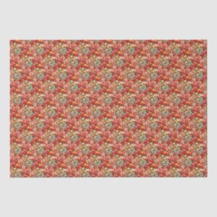 Papel De Seda Mabon Blessings on Vintage Burgundy Floral