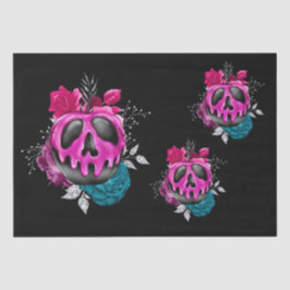 Papel De Seda Maçã Doces Envenenada Com Descamação De Flores