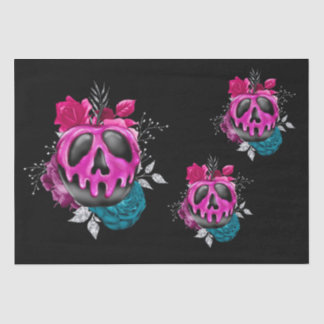 Papel De Seda Maçã Doces Envenenada Com Descamação De Flores