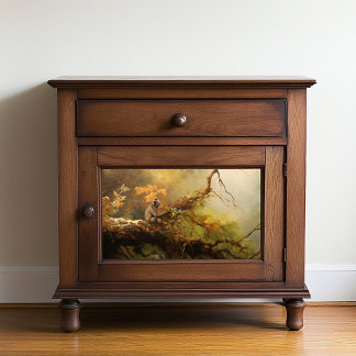 Papel De Seda Macaco Gibbon Na Desnutação Da Selva