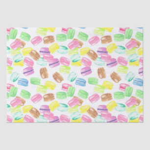 Papel De Seda Macarão Francês Cód'Água Padrão Macaron