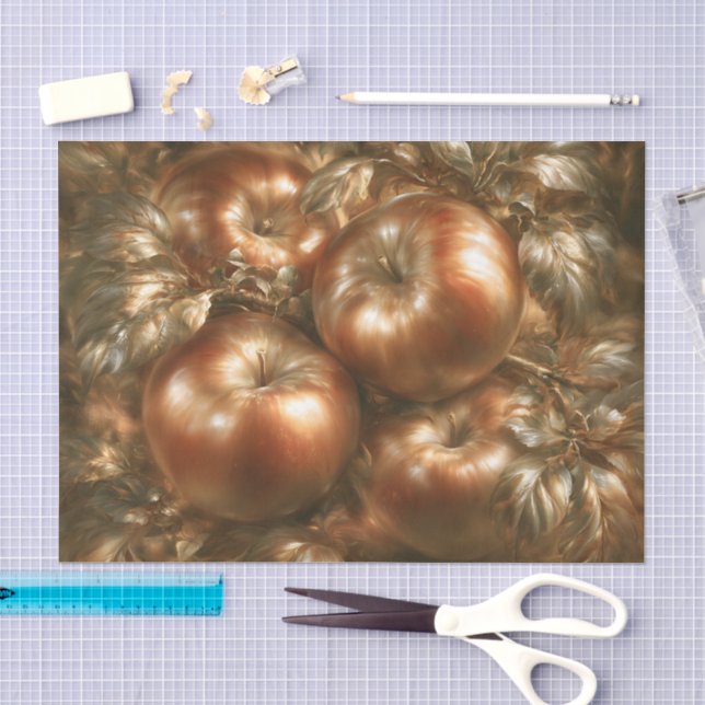 Papel De Seda Maçãs (Arte )