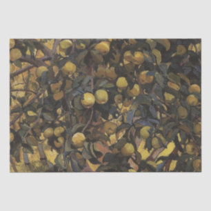 Papel De Seda Maçãs nos ramos das árvores (por Serebriakova)