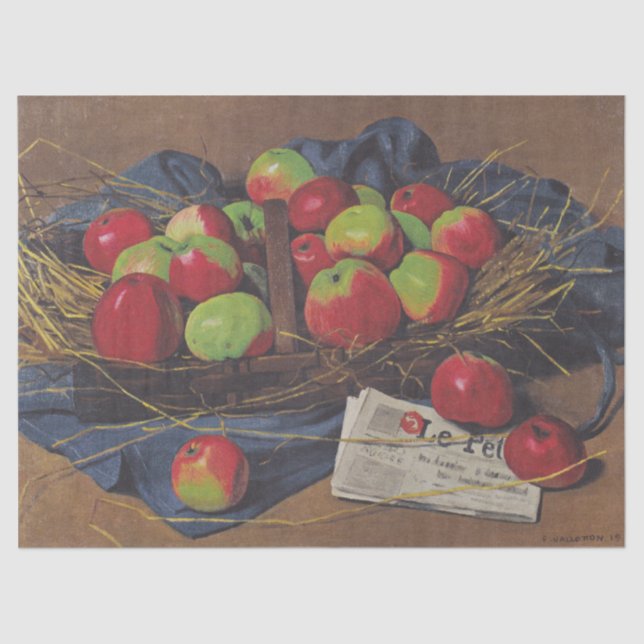 Papel De Seda Maçãs (por Félix Vallotton) (Frente )