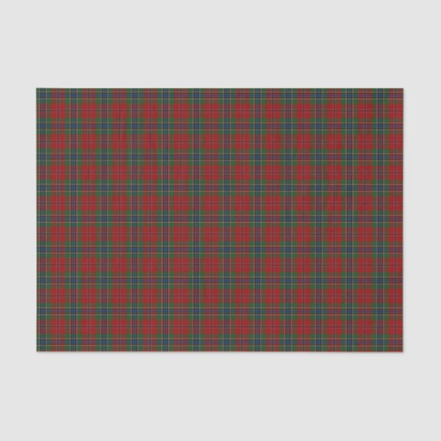 Papel De Seda Maclean Tartan Scottish Modern MacLean do Duart (Frente )