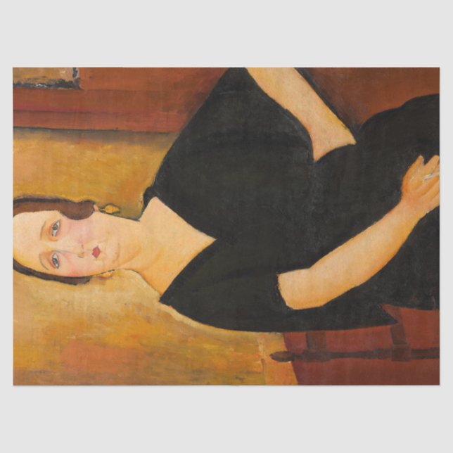 Papel De Seda Madame Amedee por Amedeo Modigliani (Frente )