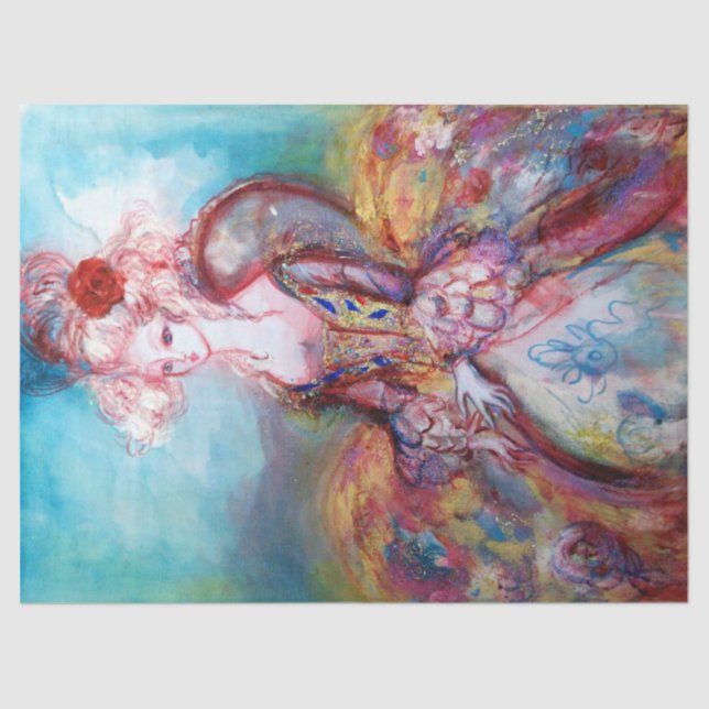 PAPEL DE SEDA MADAME POMPADOUR (Frente )