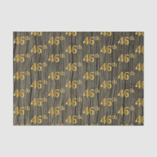 Papel De Seda Madeira do falso, evento do ouro 46th do falso