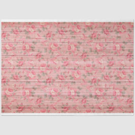 Papel De Seda Madeira Floral Moderna Popular