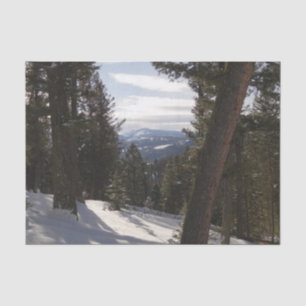 Papel De Seda Madison Mountain em inverno em Montana