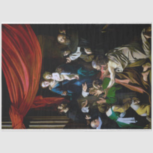 Papel De Seda Madona do Rosário, Caravaggio