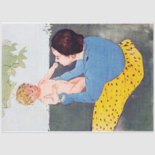 Papel De Seda Mãe e Criança, Mary Cassatt