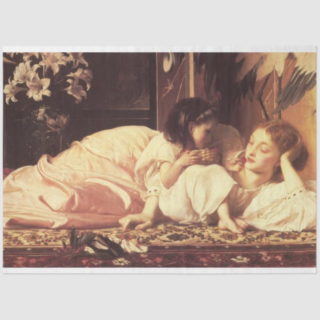 Papel De Seda Mãe e Criança (Mulher e Filha) (Frente )