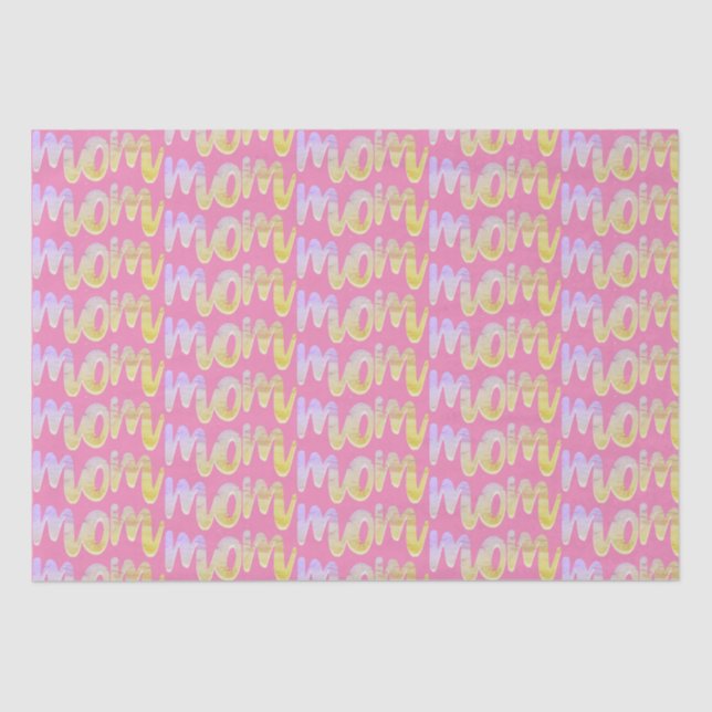 Papel De Seda Mãe por toda a Impressão (Frente )