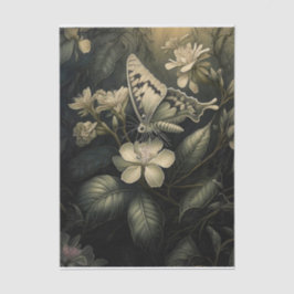 Papel De Seda Magia de Oleandro, Mariposa no Crepúsculo