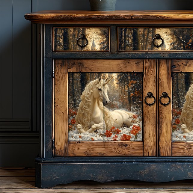 Papel De Seda Magia do Castelo do Fairytale de inverno de Snowy  (Criador carregado)