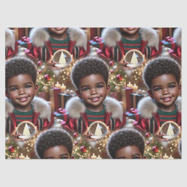 Papel De Seda Magic in His Hands: A Christmas Spark (Frente )